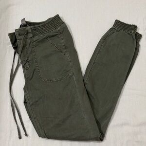 American Eagle Outfitters Olive Green Jogger Track Pants
